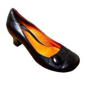 Miz Mooz Tarin Black Leather Pumps